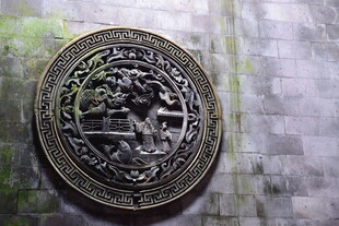 精美雕花金属圆形工艺品