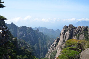 壮美黄山奇峰云海景观