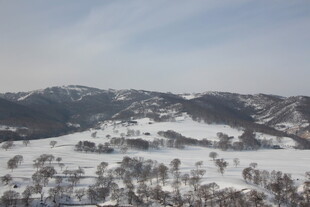 冬日雪山风景