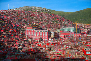 色达佛学院壮观景象