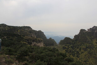 山峦葱郁的壮阔自然景观