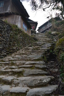 石板小径通古朴村落