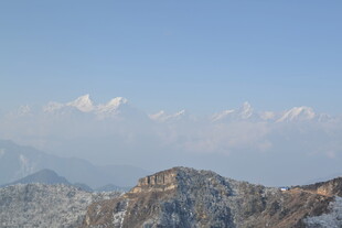 冬日长城雪景壮丽风光
