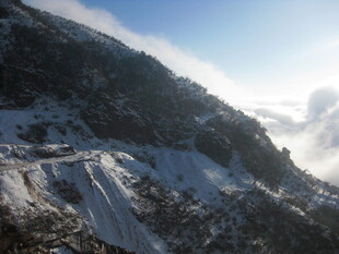 雪山公路美景