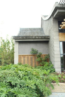 中式庭院建筑与绿植景观