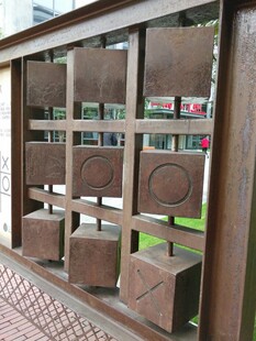 中式雕花金属栏杆