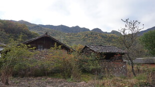 山间古朴小屋