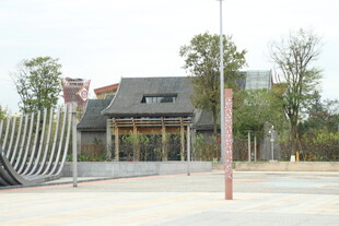 中式风格户外建筑景观