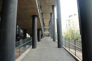 现代建筑走廊景观