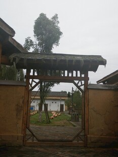 古朴乡村入口景观