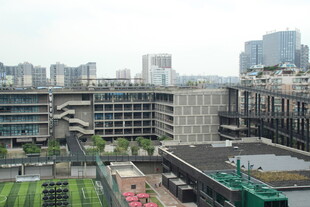 城市建筑群俯瞰景观