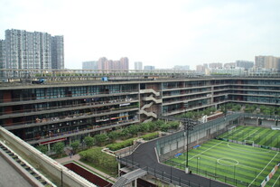 现代多层建筑景观