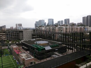 城市建筑群俯瞰景象
