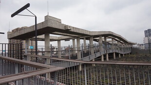 户外木质观景台建筑