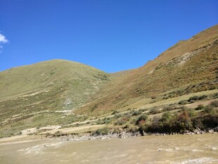 山间河畔风景