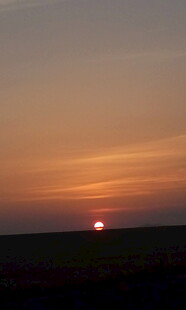 日落时分的美丽天际线