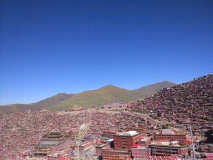 色达佛学院壮观景象