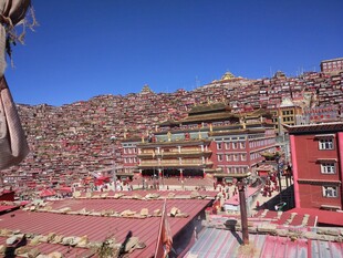 壮观藏式建筑景观