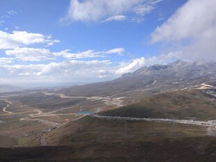 壮丽高原公路风景