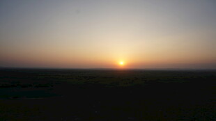 日出时分的广袤原野