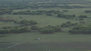 广袤绿野田园鸟瞰图