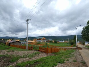 乡村田野风光图景