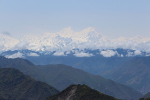 壮丽雪山山脉景观