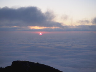 云海之上的壮丽日出