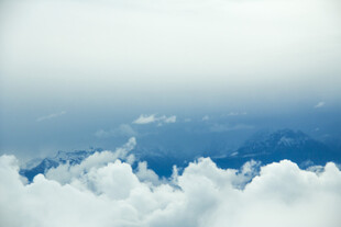 高空云海美景