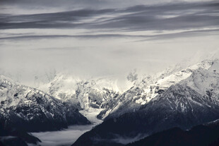 雪山壮丽风光