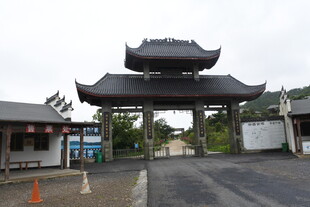 中式牌坊大门景观