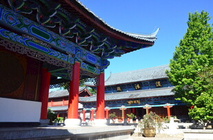 中式古建筑庭院景观