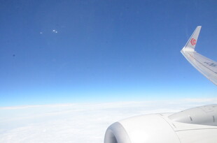 飞机云端美景