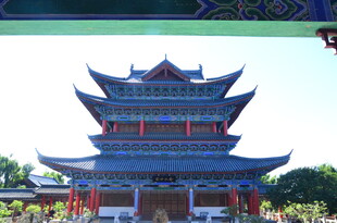 中式古建筑宝塔景观