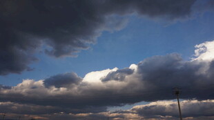 乌云密布的天空景象