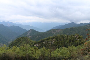 山峦叠翠间的自然美景