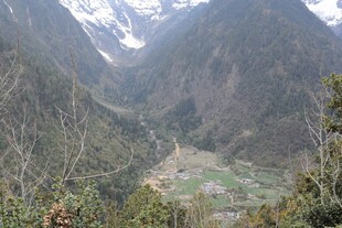 山谷中的自然美景