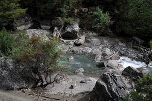 山间溪流 自然野趣之景