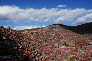 色达佛学院壮观景象