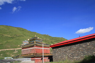 藏式建筑风光