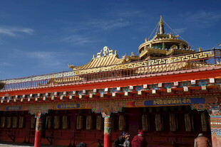 藏式寺庙建筑景观