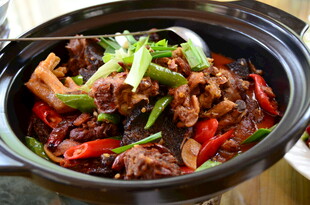 美味香辣炖鸡块