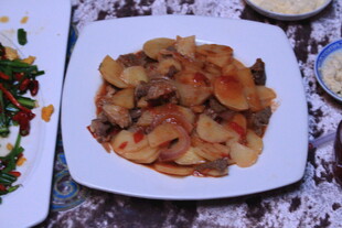 美味土豆炒肉片