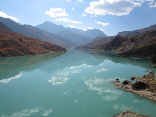 壮丽山水湖景