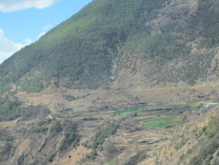山间梯田景观