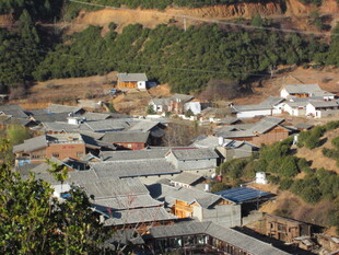 山村聚落俯瞰图