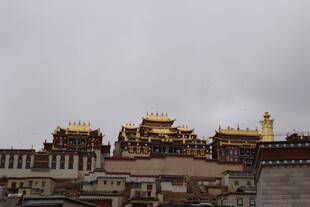 布达拉宫 壮丽藏式建筑景观