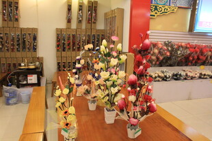 室内精致花卉装饰展示
