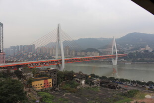 重庆跨江大桥壮丽景观