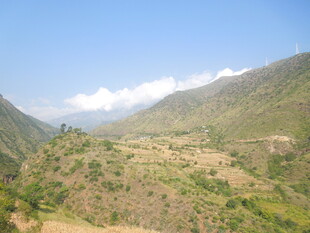 山间景色